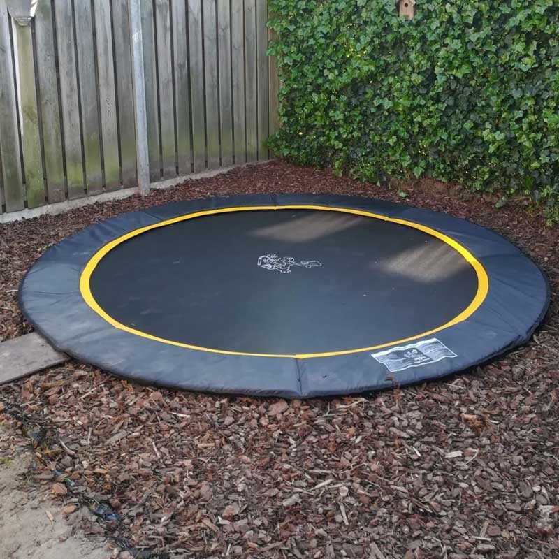 Ausführungen und Größen der Bodentrampoline